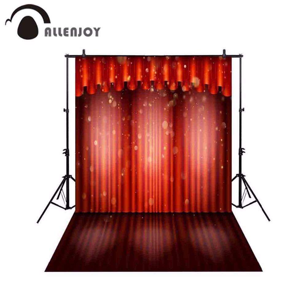 Allenjoy 무대 사진 배경 사진 스튜디오에 대 한 빨간색 반짝이 커튼 배경 photocall 패브릭 소품 photobooth 인쇄 새로운
